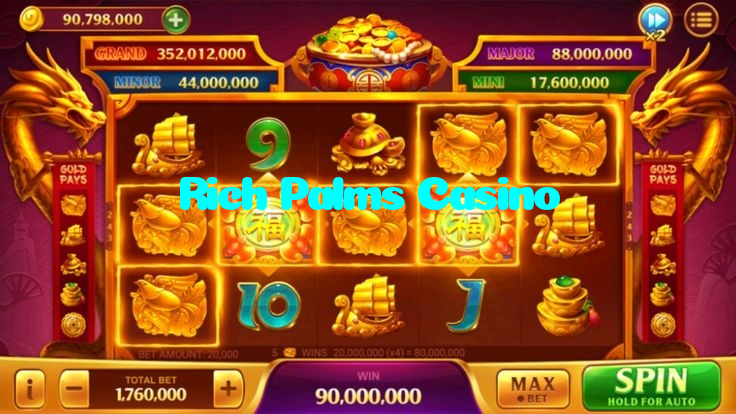 making first deposit on Rich Palms Casino website using local payment methods in Pakistan